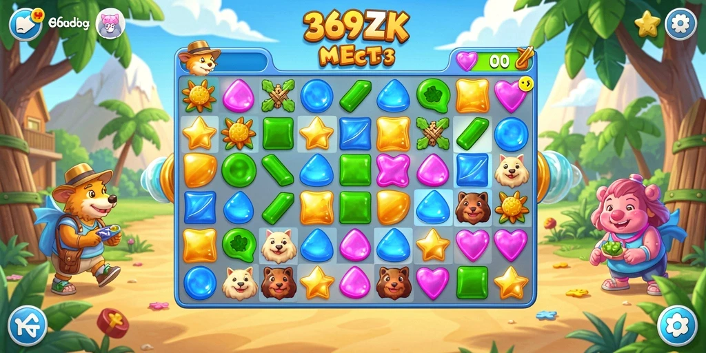 Gameplay seru dan menantang dalam 369ZK yang penuh warna.
