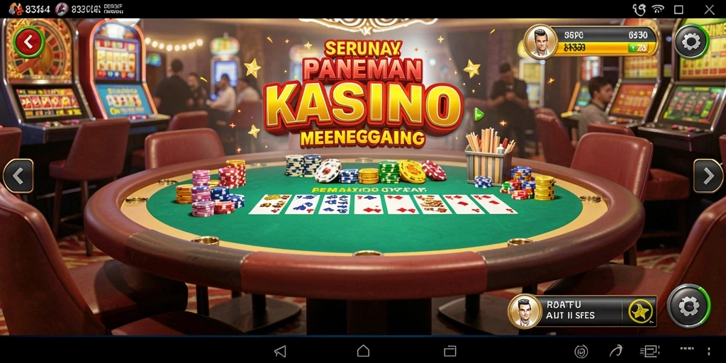 Tampilan menawan gameplay Kasino di 8364.