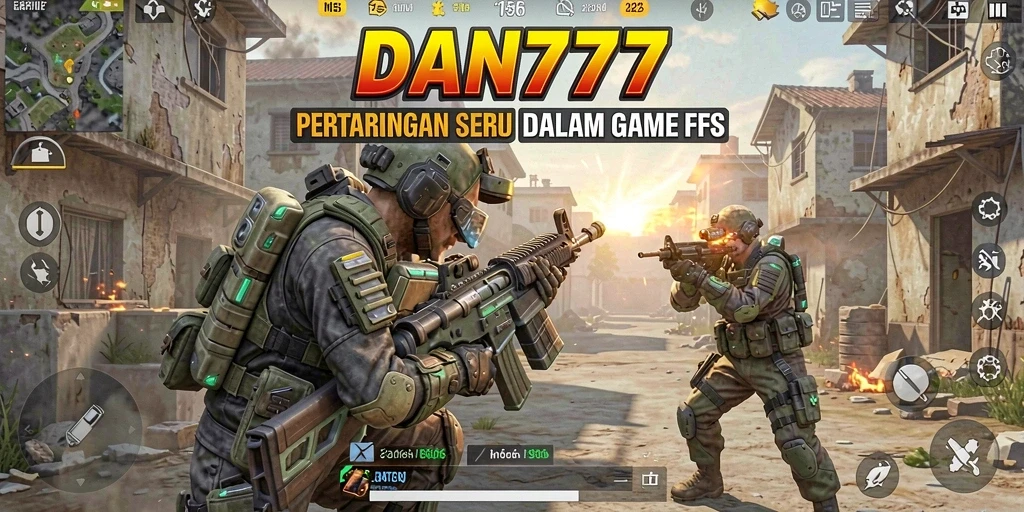 Tampilan gameplay yang mendebarkan dan penuh aksi.