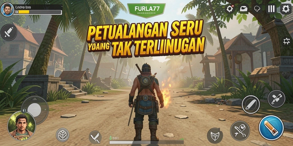 Tampilan screenshot FURLA77 yang menunjukkan gameplay seru petualangan.