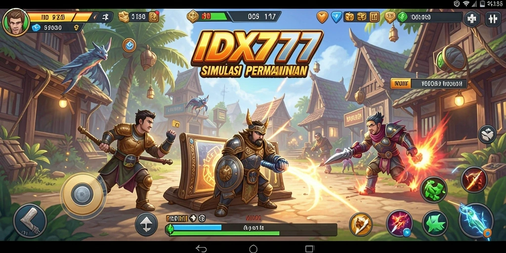Gameplay menarik dari IDX777 yang menunjukkan simulasi interaktif.
