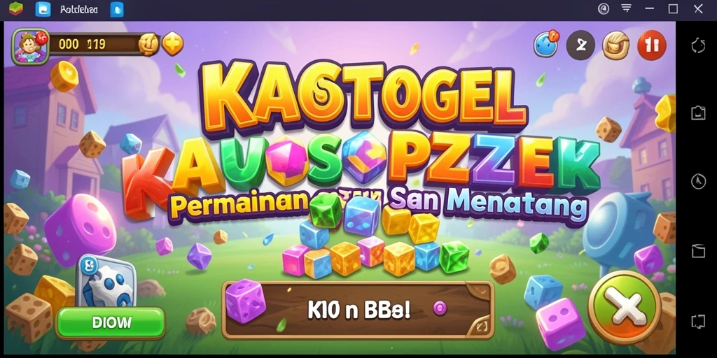 Tampilan gameplay KAOSTOGEL yang menarik di layar.