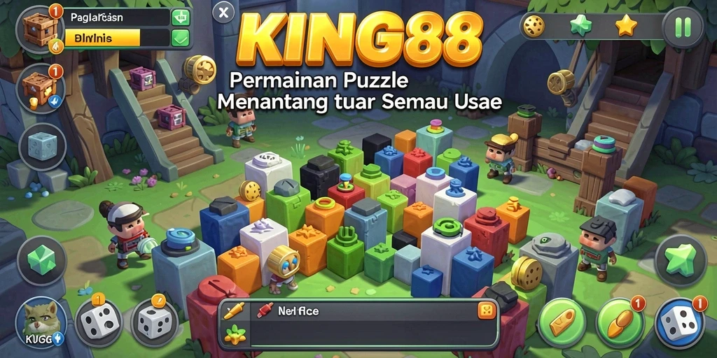 Menampilkan gameplay Puzzle yang mengasyikkan dan menantang.