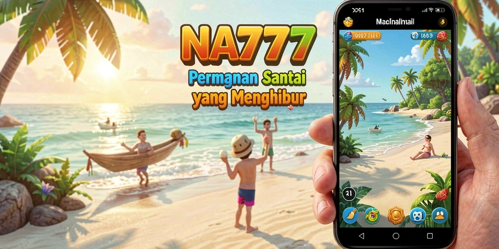 Tampilan bermain <strong>NA777</strong> yang ceria dan penuh warna.