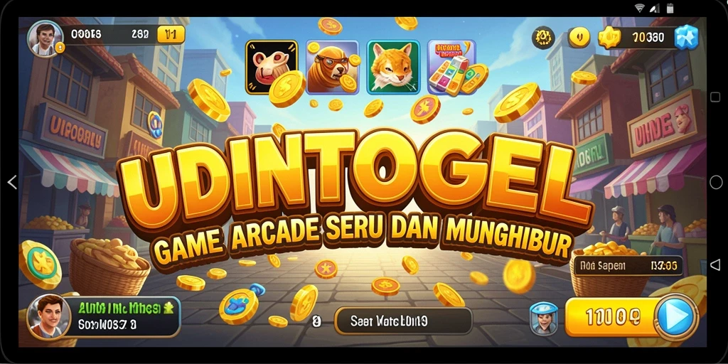 Menunjukkan gameplay seru dari UDINTOGEL yang mengasyikkan.