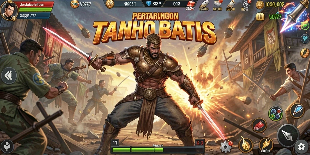 Gameplay seru VO777 dengan aksi pertarungan yang mendebarkan.