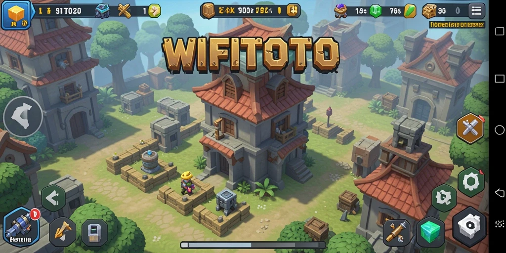 Tampilan screenshot WIFITOTO menampilkan aksi menegangkan dalam game Tower Defense.