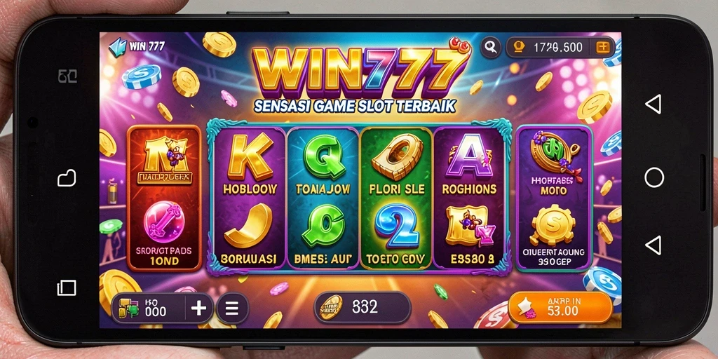 Tampilan permainan Slot WIN777 yang memikat dan seru.