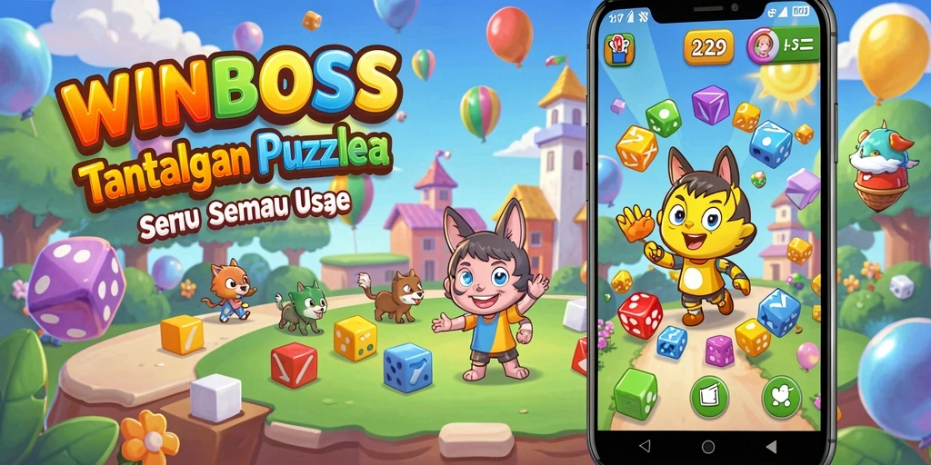Tampilan gameplay WINBOSS yang menarik dan penuh warna.