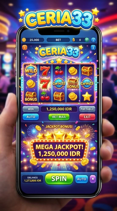 Proses unduh cepat di aplikasi ceria33, memudahkan pengguna.